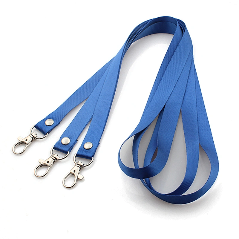 Hot sale blue neck key lanyard