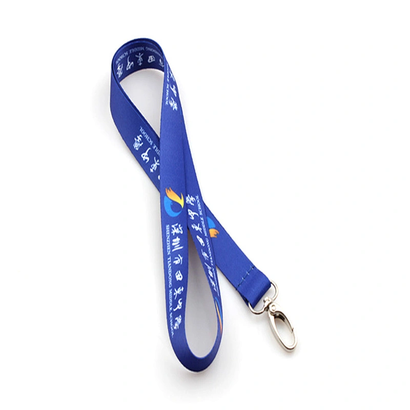 Promotional Printing Polyester Lanyard With Logo Custom No Minimum Order