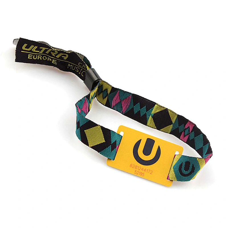 Hot sale custom active rfid elastic disposable wristband for sport