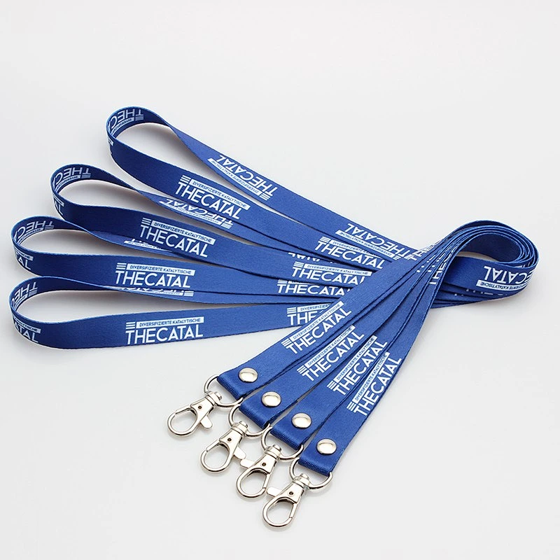 Hot sales heated transfer polyester customized logo printing cool Lanyards for car keys