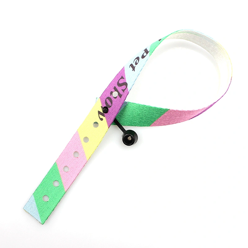 Professional factory cheap stylish woven artificial wristbands for party