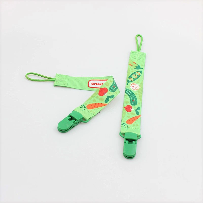 Custom Logo Dummy Holder Baby Soother Pacifier Clips