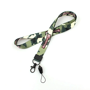 High End Eco Friendly Recycle Military Custom Camo Army Lanyard Manufacturer