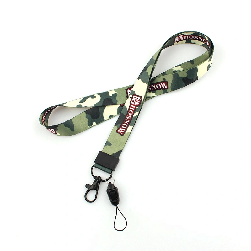 High End Eco Friendly Recycle Military Custom Camo Army Lanyard Manufacturer