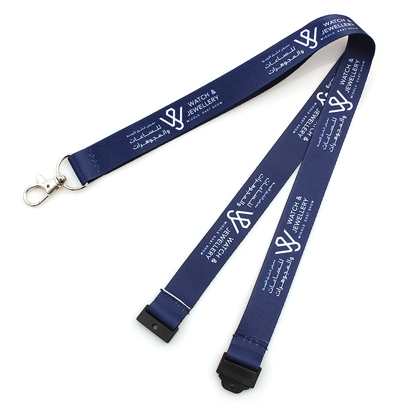 New design custom cheap printed thin lanyards heat press