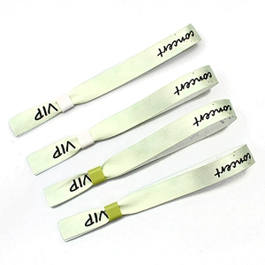 Factory Direct Supply Safety Wristband Identity Fabric Bracelets