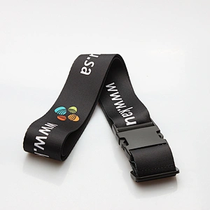 2019 China new products custom made elastic luggage tag loop strap
