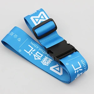 Wholesale trip personalize belt for luggage with disconnect buckle