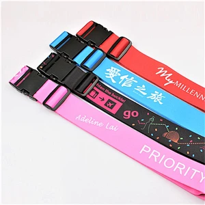 2019 China new products custom made elastic luggage tag loop strap