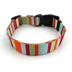 Custom camouflage printed personalized pet collars breakaway buckle