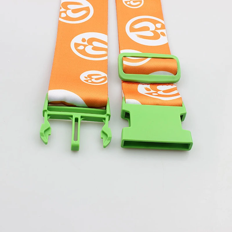 High Quality Luggage Strap Adjustable Suitcase Travel Buckle Baggage Belt With Tag