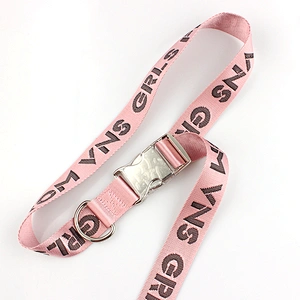 Fashion nylon custom logo fabric woven men belt