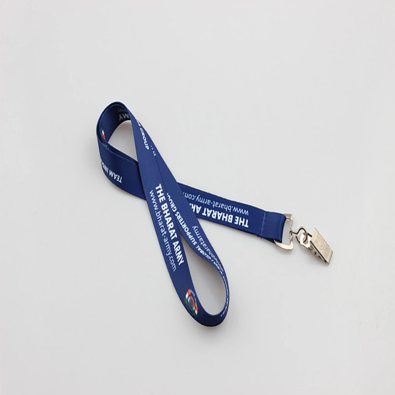 Promotional Printing Polyester Lanyard With Logo Custom No Minimum Order