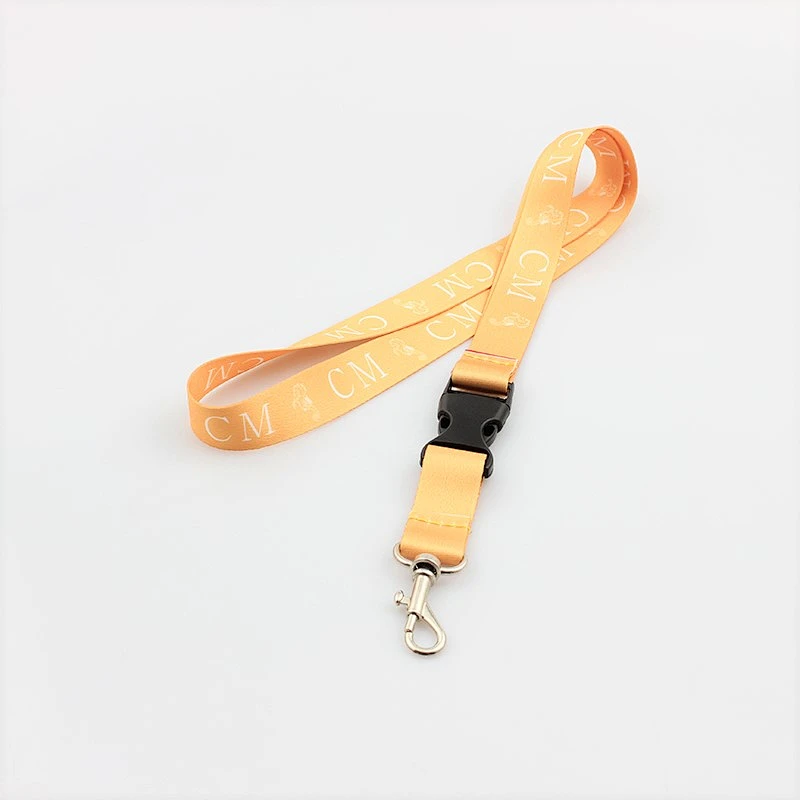 Fashion style polyester material customised personalized print lanyard