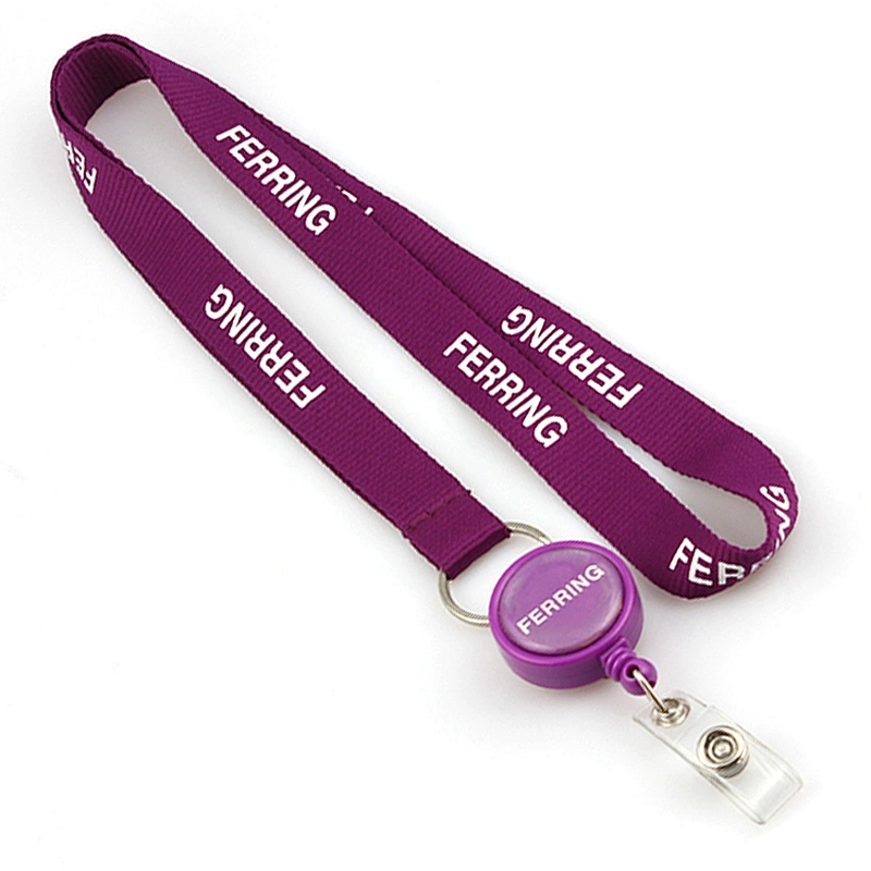 Neck Lanyard For Key And ID Badge Holder With Custom Color To Choose