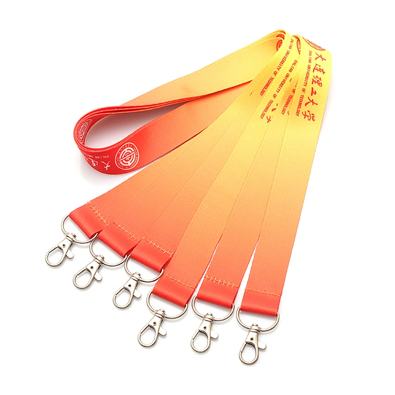 Low price high quality heat transfering lanyard with mini order accepted