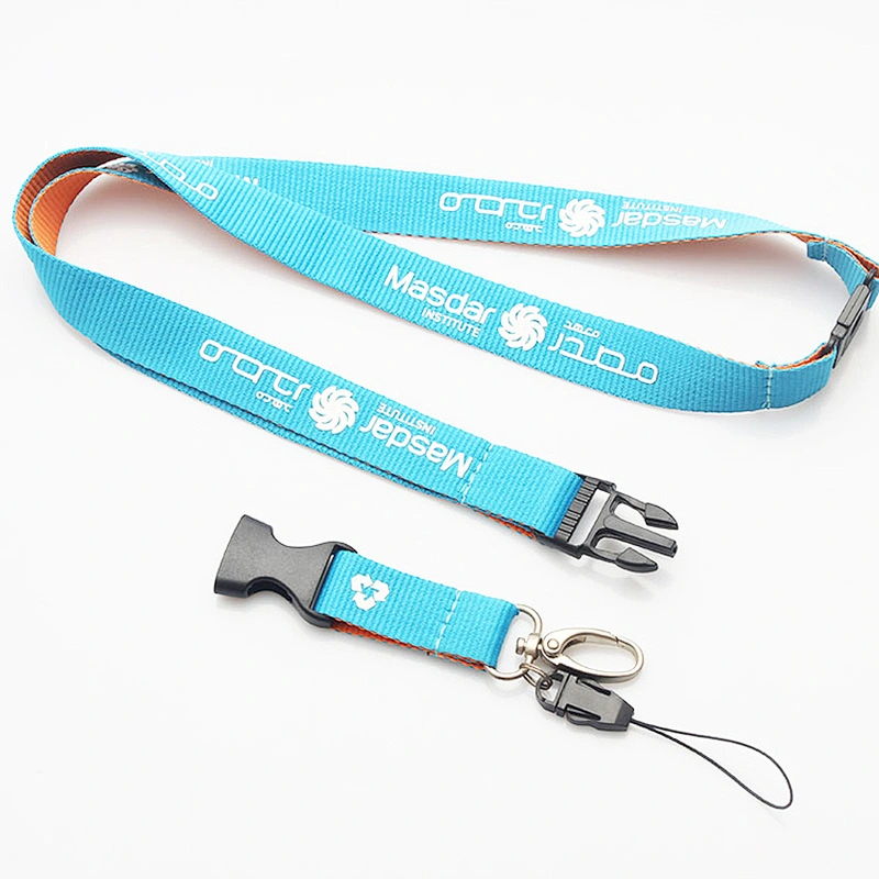 Eco friendly promotional custom durable lanyard metal hook