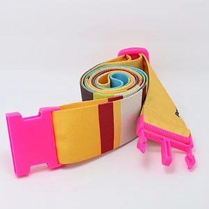 Adjustable customized polyester travel cross luggage straps