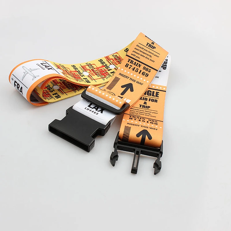 To Prank Wholesale Custom Travel Suitcase Adjustable Polyester Lock Luggage Belt