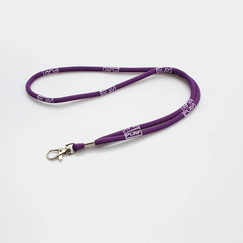 New arrival high quality custom jacquard rope woven lanyard