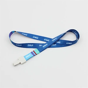 Wholesale customized full color printing heat transfer lanyard