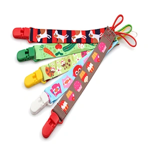 Baby cartoon pacifier clip safety soother chain holder