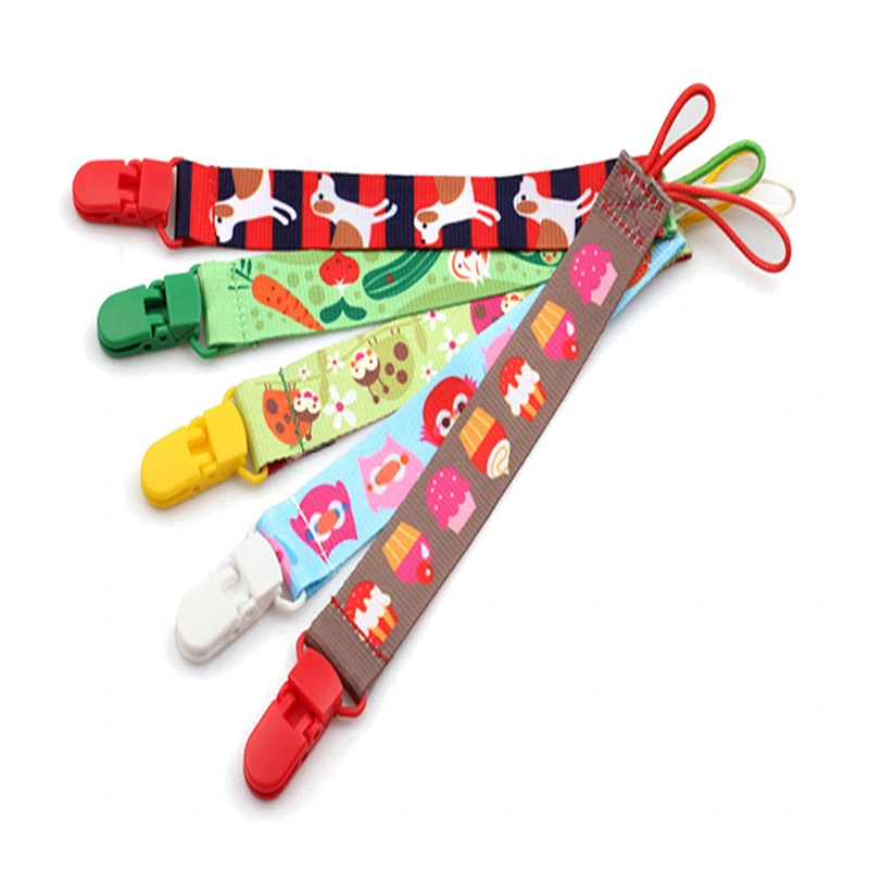Baby cartoon pacifier clip safety soother chain holder