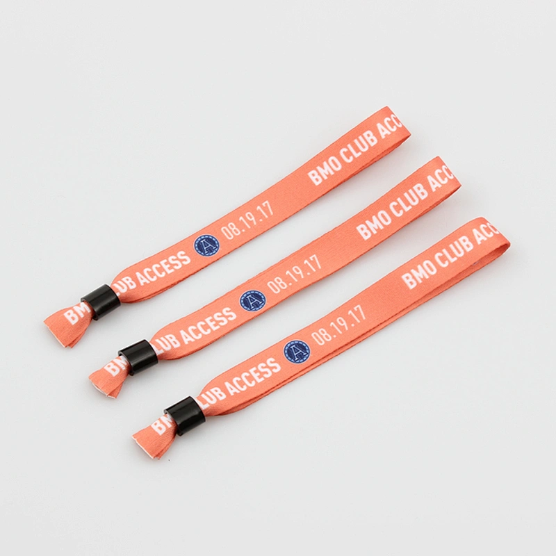 Fashionable eco friendly wristbands handcrafted with plastic slide lock