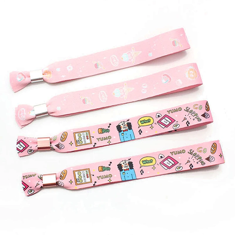 Customized Sample Free Polyester Sublimation Print Wristband For Sale