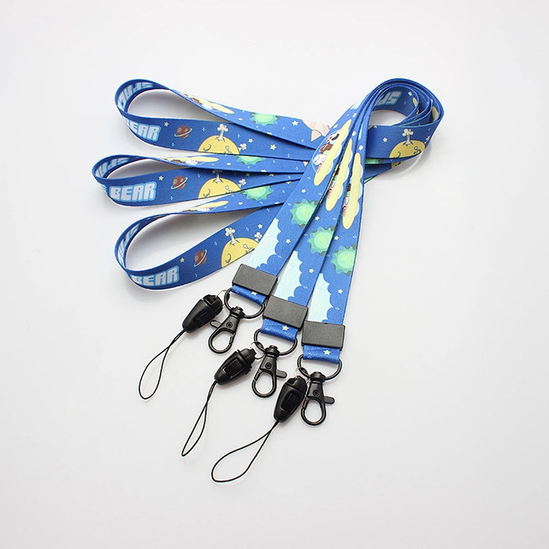 Promotional thick breakaway buckle custom sublimation neck strap