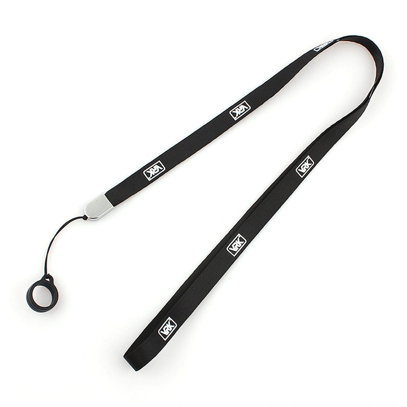 Cheap plastic clip polyester tube lanyard for pen