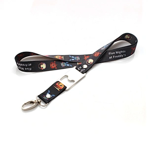 Custom Heat Transfer NFL Lanyard With Bottle Opener