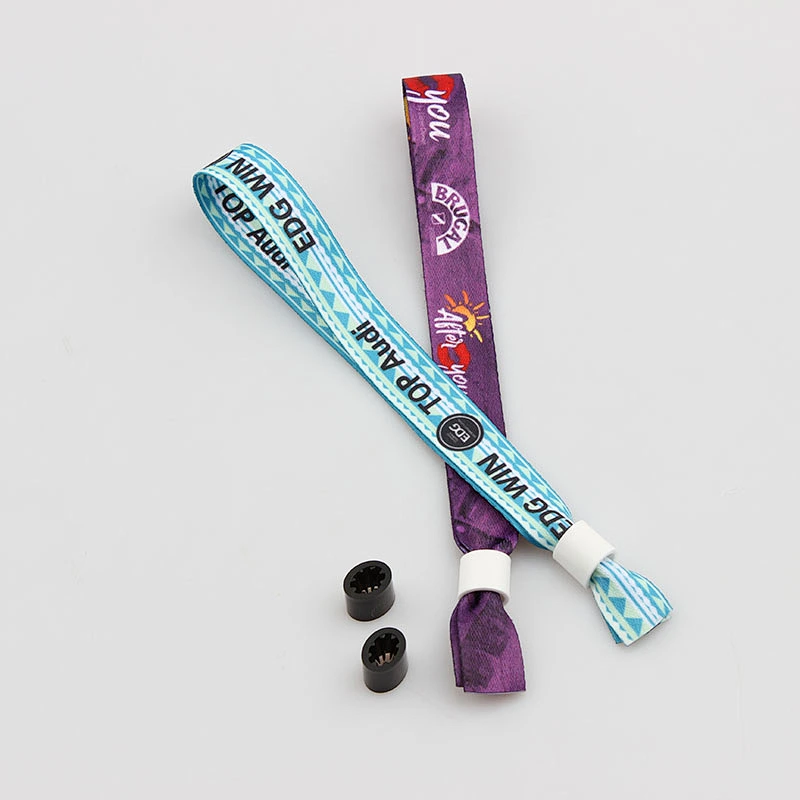 Hot Selling Event Festival Ribbon Sublimation Printed Polyester Wristband