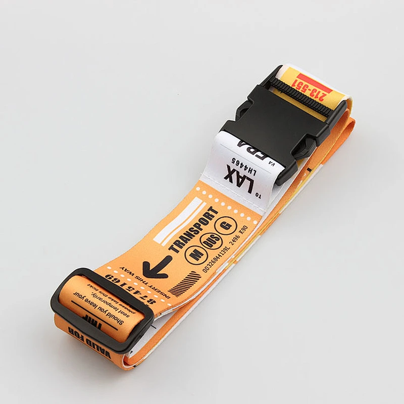Promotion fabric strap custom logo luggage scale belts