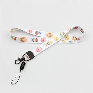 Cheap custom printed lanyard polyester design your own lanyard no minimum for mobile phone