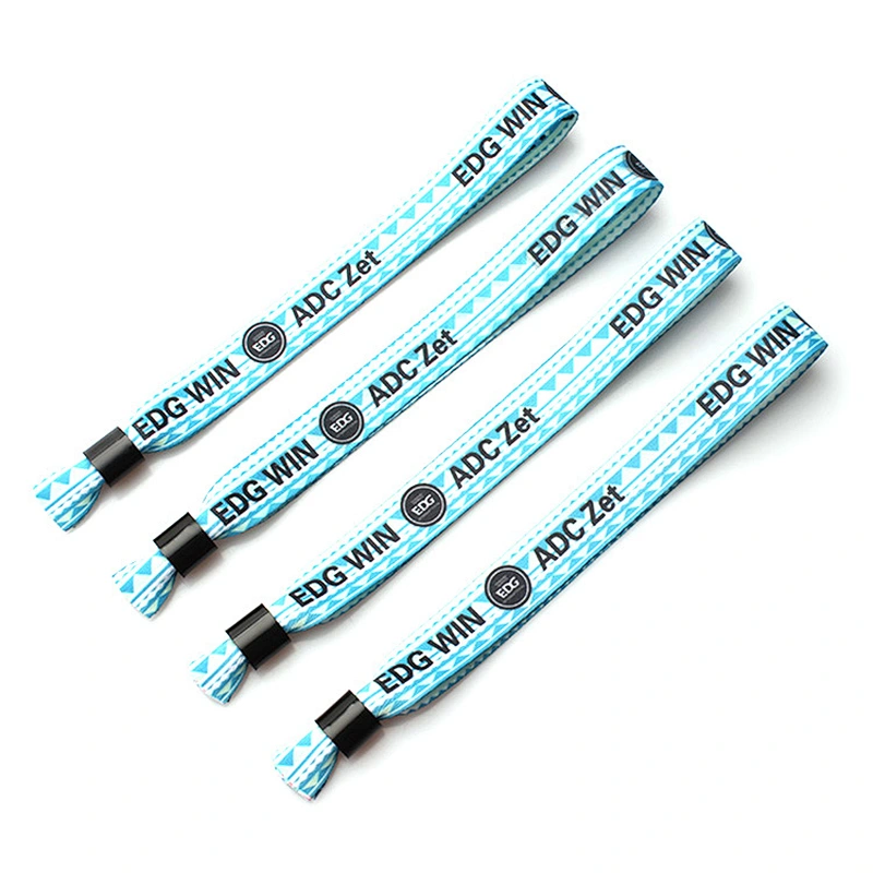 Personalized Design Sample Free Polyester Adjustable Wristband