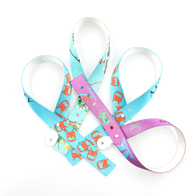 Popular gifts souvenirs RPET bracelet wristbands with design logo