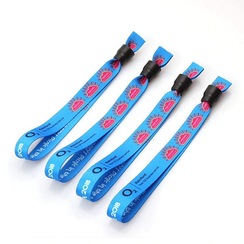 One time use sublimation printed wristband for activity