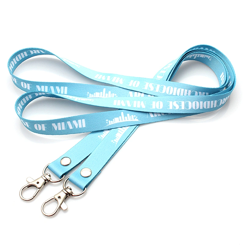 High quality heat transfer printed custom lanyard