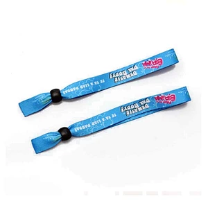 High quality one-time use custom plastic lock wristband for activity