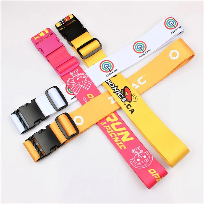 Hot selling custom cheap price travel luggage strap for promotion