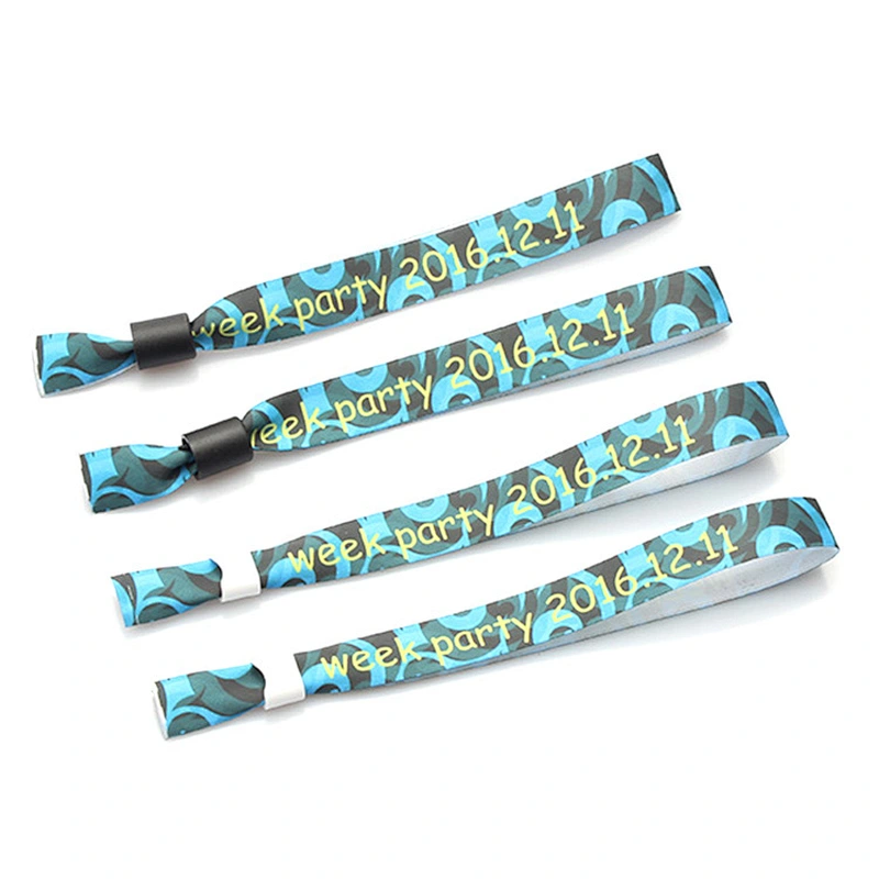 High quality custom sublimation printing polyester wristband