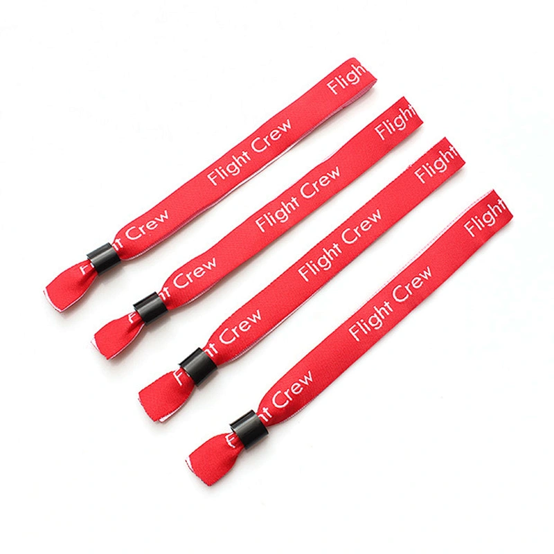 New arrival textile wristband bracelet for event factory directly sale