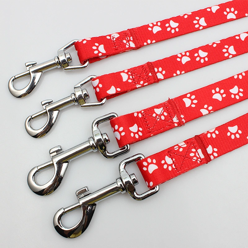 Custom heat transfer logo sublimation dog leash