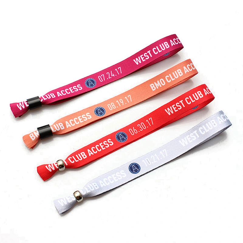 Cool Eco-friendly Satin Wristband With Round Plastic Lock
