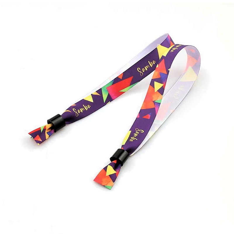 Removable wrist band printing fabric for festival events