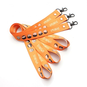 Custom printed polyester neck lanyard for smart phone case