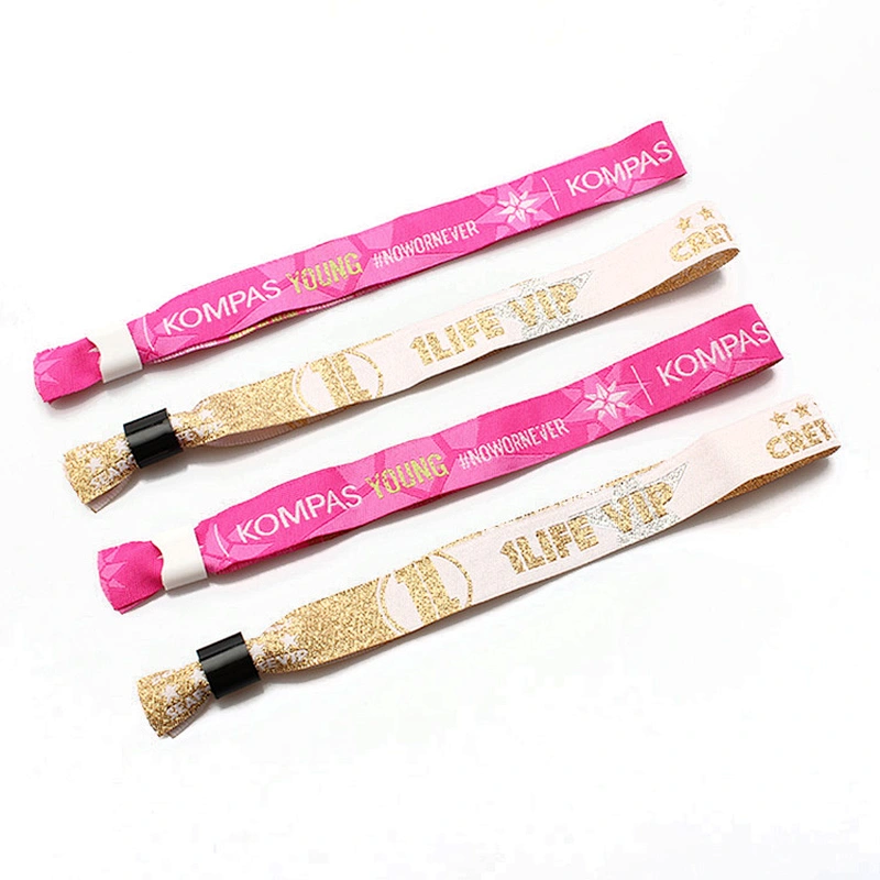China good reputation embroidered handmade fabric woven wristband