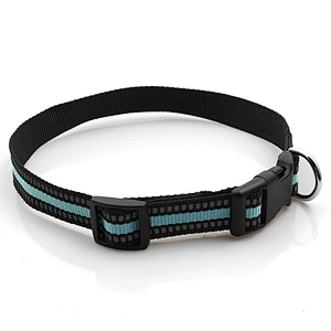 Factory hot sale custom logo plastic buckle pet dog collar