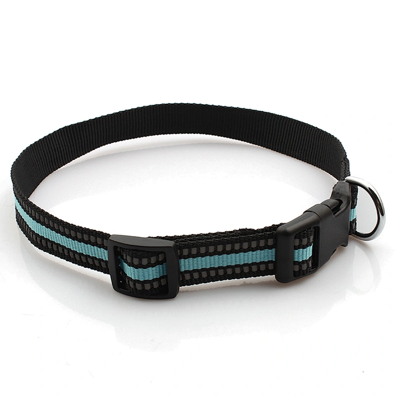 Factory hot sale custom logo plastic buckle pet dog collar